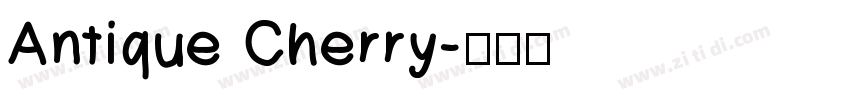 Antique Cherry字体转换
